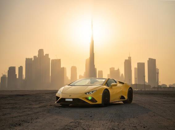 Lamborghini Evo Spyder Yellow — photo 2