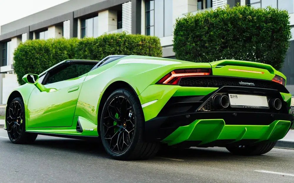 Lamborghini Evo Spyder Green