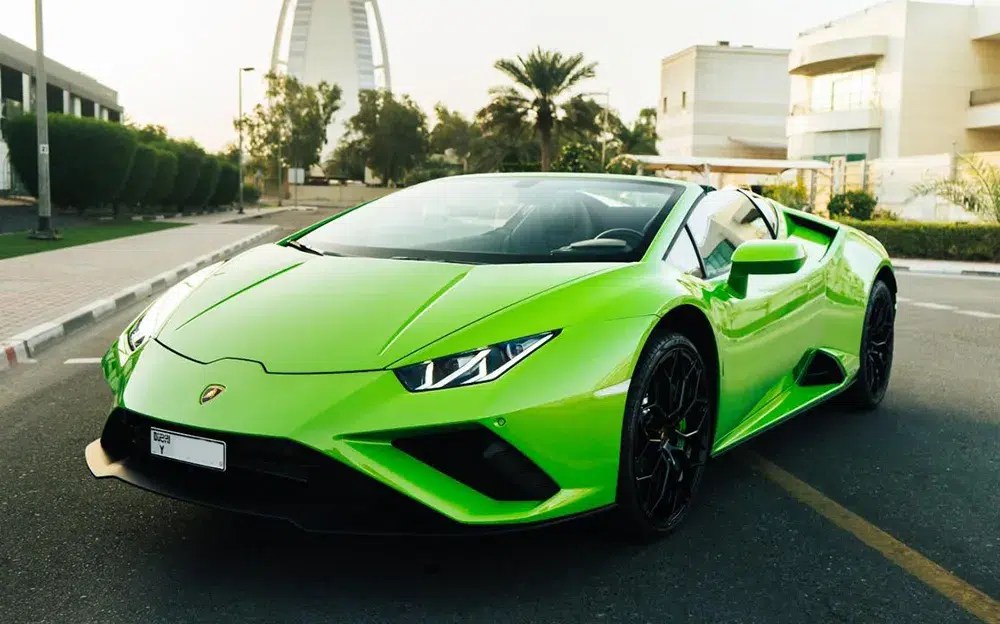 Lamborghini Evo Spyder Green — photo 3