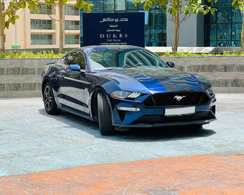 Rent Mustang in Dubai Free Delivery , Mustang rental Dubai