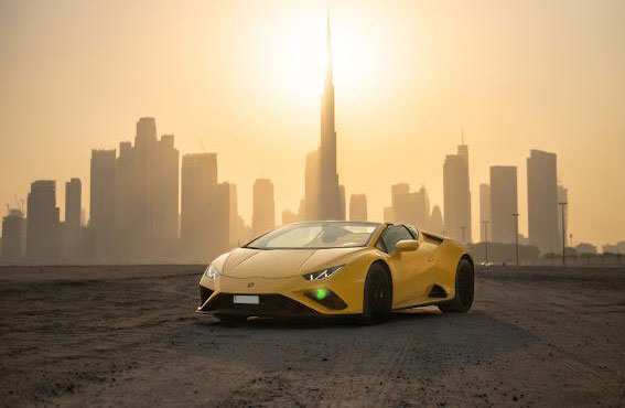Lamborghini Evo Spyder – Yellow